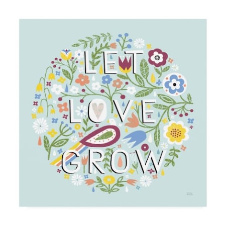 Michael Mullan 'Let Love Grow' Canvas Art,35x35